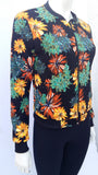 Casaca Bomber Flores Multicolor Mujer