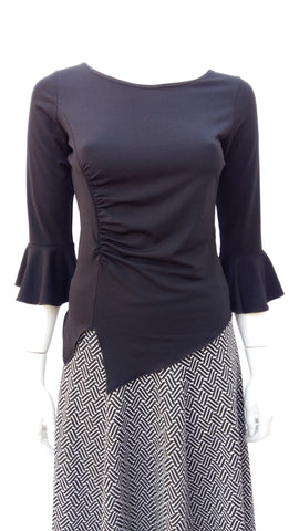 Polera drapeada mujer - Clásicos