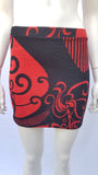 Minifalda Rojo y Negro