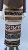 Falda larga Animal print talla S-M-L-XL