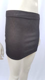 Minifalda ecocuero elasticado talla M