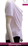Polera Drapeada de Mujer - Ropa Maniqui - Clásicos