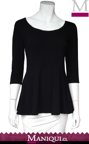 Polera cuello bote Mujer - Ropa Maniqui - Clásicos